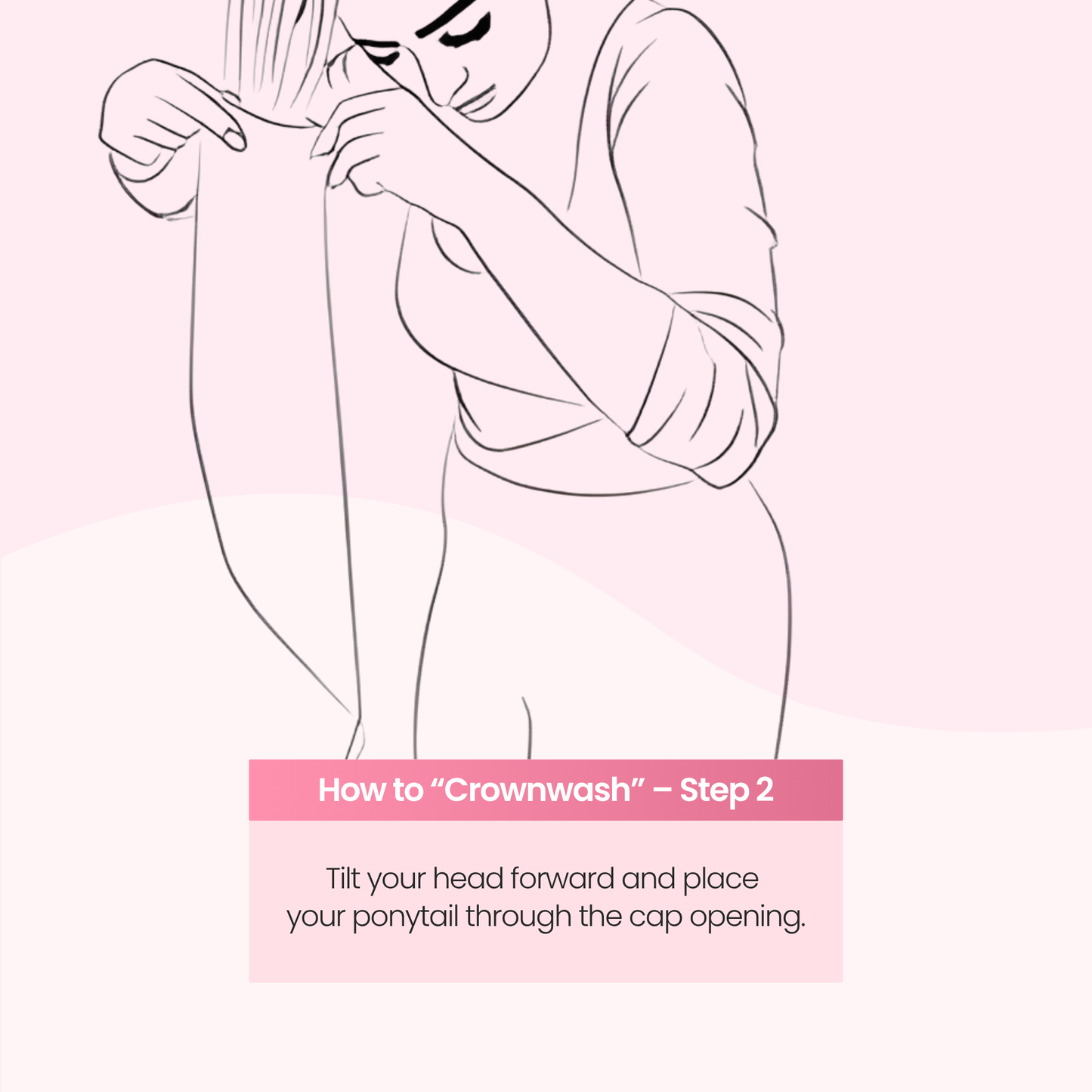 CrownWash Hair-Protecting Cap