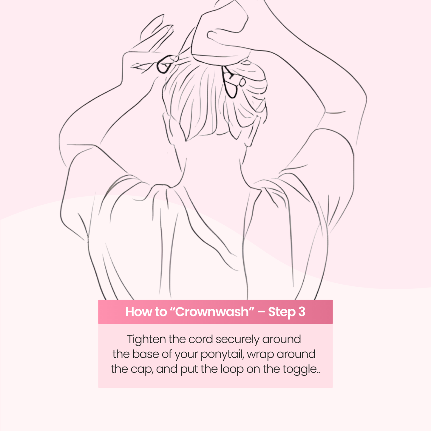 CrownWash Hair-Protecting Cap